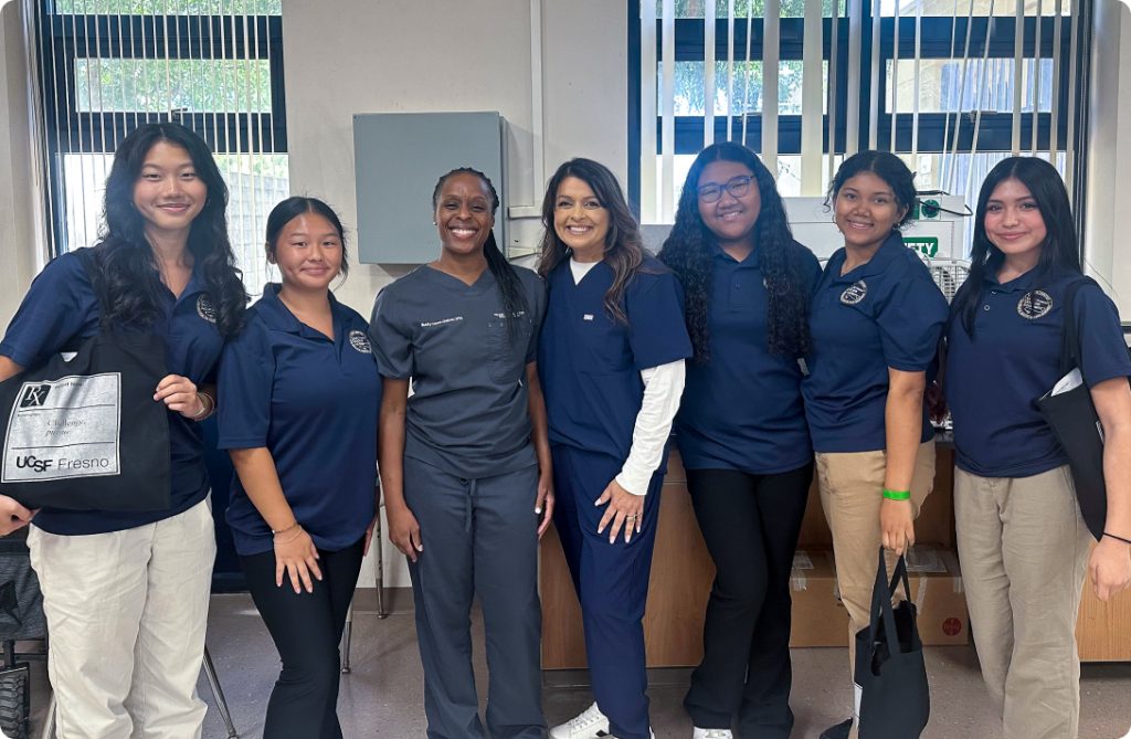 dr. olalemi and ucsf students